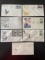 (7) WWII Commemorative Postal Covers