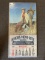Large Hunting Scene with Girl Advertising Wall Calendar