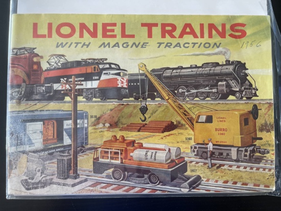 1956 Lionel Toy Trains Catalog.