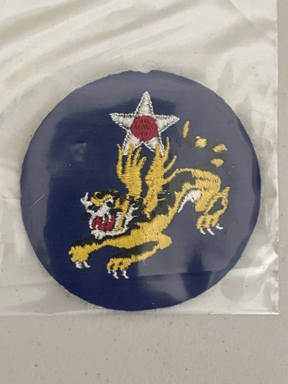 Great WWII Rare Variation 14th AAF Patch   Flying Tigers