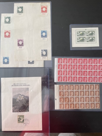 Lot of WWII German Stamp/Postal Items