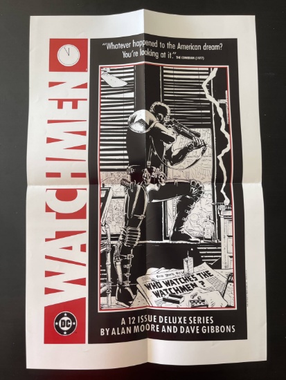 The Watchmen Original (1985) Comic Store Promo Poster