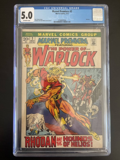 Mariel Premiere   Power of Warlock   #2 - CGC 5.0