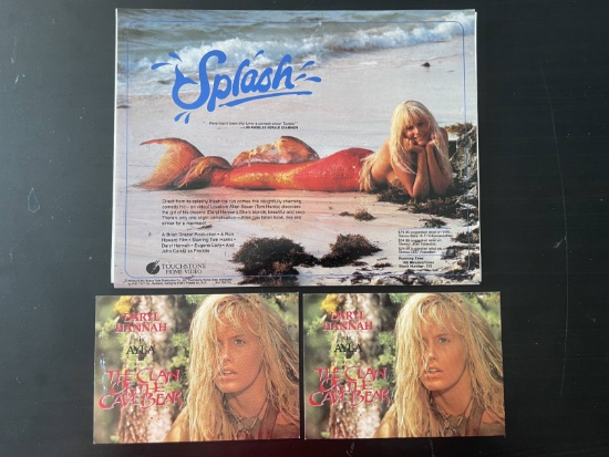 Daryl Hannah Splash & Clan of the Cavebear Promotional Items