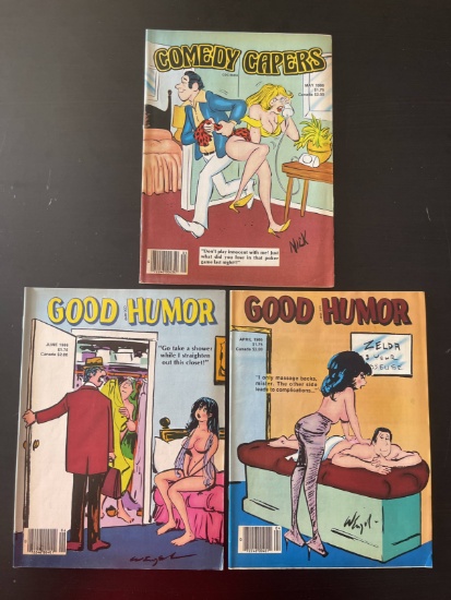 Charlton Comics Group of (3) Mens Humor Magazines