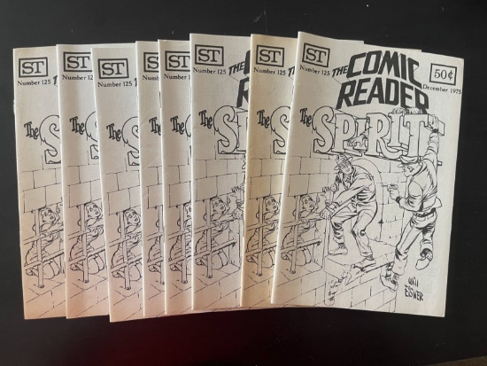 Comic Reader Dec. 1975 Issue Dealer New/Old Stock Group of (8)