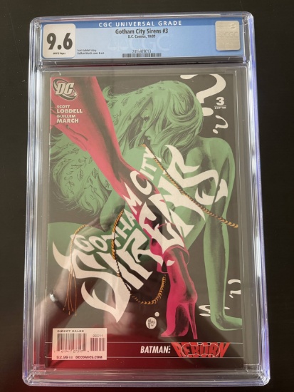 Gotham City Sirens #3/DC Comics 2009 CGC 9.6