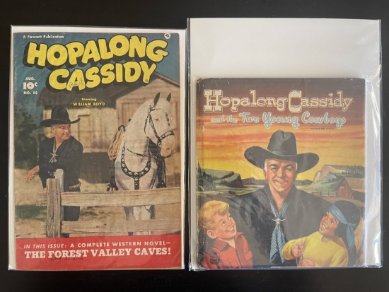 Hopalong Cassidy Comic Book and Kids Book