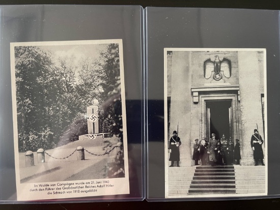 (2) WWII German Propaganda Postcards