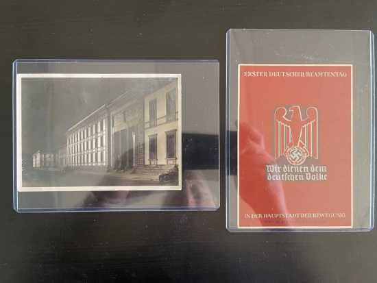(2) WWII German Propaganda Postcards