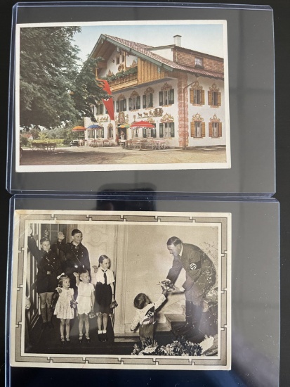 (2) WWII German Propaganda Postcards