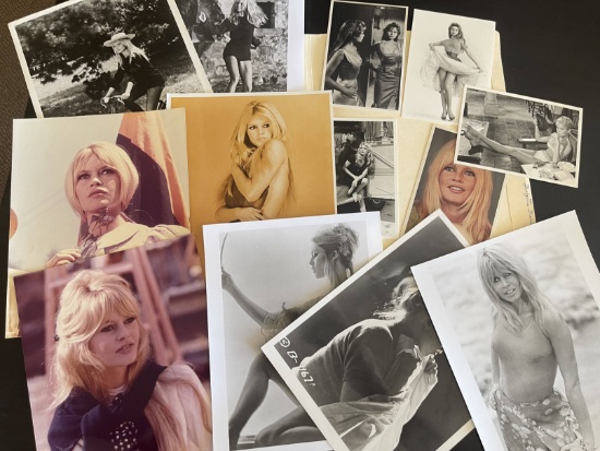 Brigitte Bardot Group of Photographs and Postcards