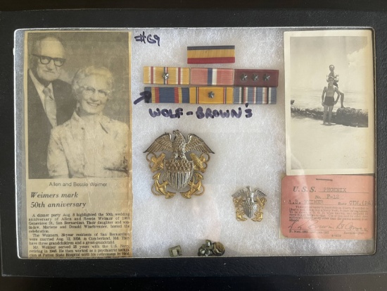 Yangtze River / WWII USN ID d Insignia Group