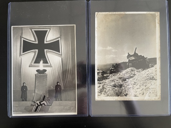 (2) WWII German Press Photos