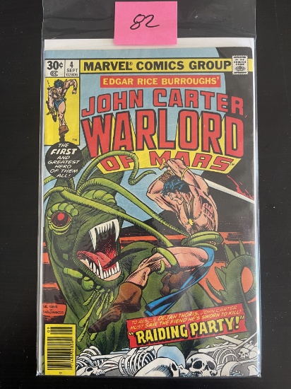 John Carter Warlord #4/Marvel Comics 1977