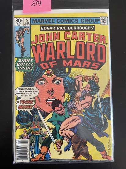 John Carter Warlord #5/Marvel Comics 1977