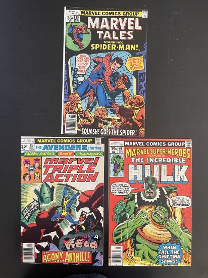 Group of (3) Marvel Bronze Age Comics