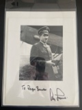 WWII Luftwaffe Ace Adolf Galland Signed Photo