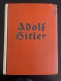 WWII German Party Leader Cigarette Card Album Inside Cover Says Signed By Hilter and Rommel