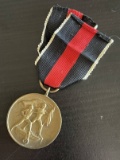German WWII 1st October 1938 Medal with Ribbon