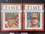 (2) WWII Time Magazine Classroom Editions with General Covers