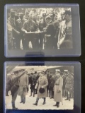 (2) WWII German Leader Photo Postcards