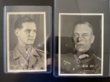 WWII General Keitel and Luftwaffe Ace Joachim Marseille Postcards