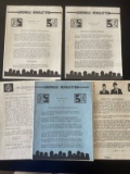 Cinephile Newsletter 1-5/1977-1978 Fanzine