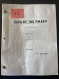 John Carl Buechler 2003 Ring of the Fallen Original Movie Script