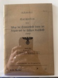 WWII German Navy / Kriegsmarine Manual - Softcover, 1940