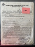 Dick Wagner Group of (2) 1966 Signed Contracts