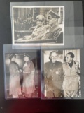 (3) WWII Press Photos of German Leader Von Ribbontrop