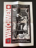 The Watchmen Original (1985) Comic Store Promo Poster