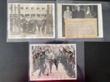 (3) WWII Press Photos of German Leader Hermann Goering