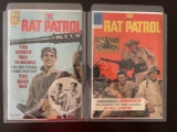 (2) Hi-Grade   Rat Patrol   1960 s Dell Comic Books