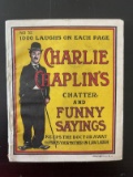 Charlie Chaplin s Funny Sayings 1916 Humor Booklet