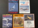 (5) Vintage Aviation/Plane Related Softcover Publications