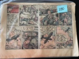 Tailspin Tommy Group of (7) 1940 Sunday Tear Sheets