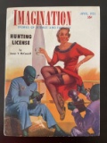 Imagination Pulp April/1955/Sharp Pin-Up Cover