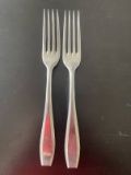 (2) WWII German Army Aluminum Forks (Wehrmacht)