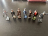 Lot of Antique 1930 s Railroad Station Figures