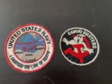 (2) Great Gulf War USN Novelty Cruise Patches