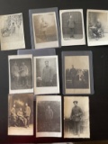 (10) WWI German Army Soldier Postcards