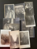 (10) WWI German Army Soldier Postcards