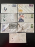 (7) WWII Commemorative Postal Covers