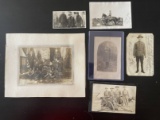 (6) WWI U.S. Army Soldier Photos