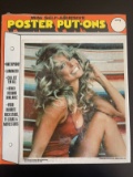 1977 Farrah Fawcett Poster Put-On Sticker in Original Package