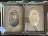 WWI New Zealand Army Soldier Framed Portrait Photo