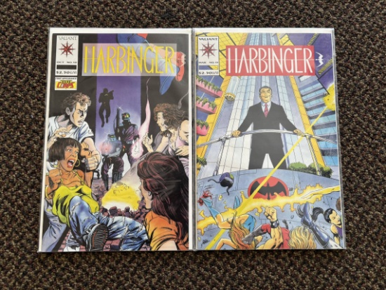 2 Issues. Harbinger Valiant Comics #10 & #15.