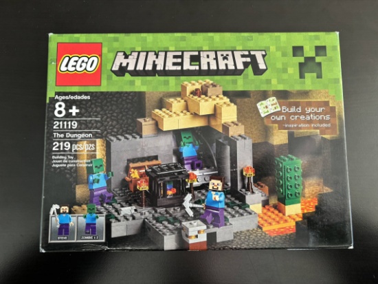 Lego Minecraft 21119 The Dungeon 219 pieces